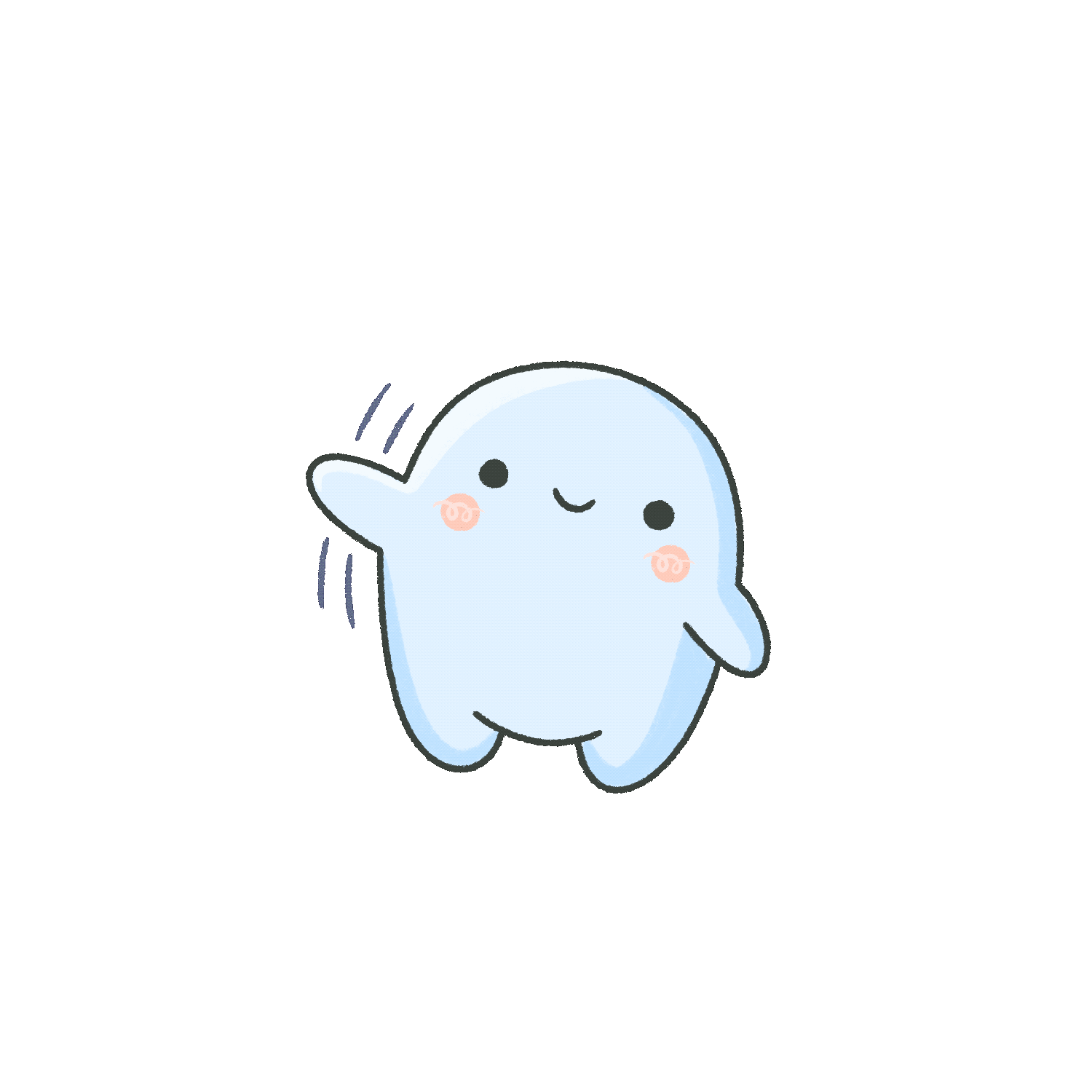 Buba waving hello